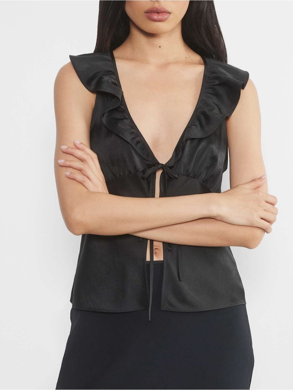 NWT Aritzia Wilfred Tonka Satin Blouse